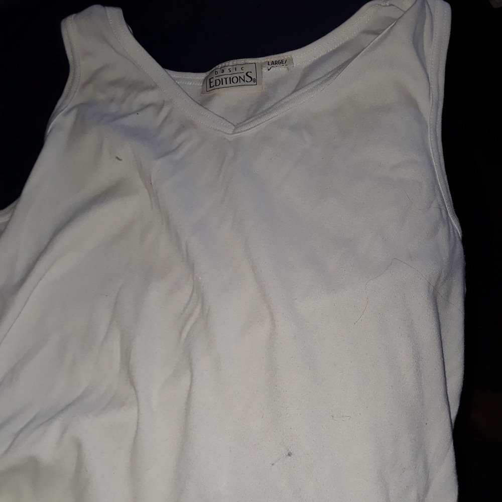 White muscle tee BASIC